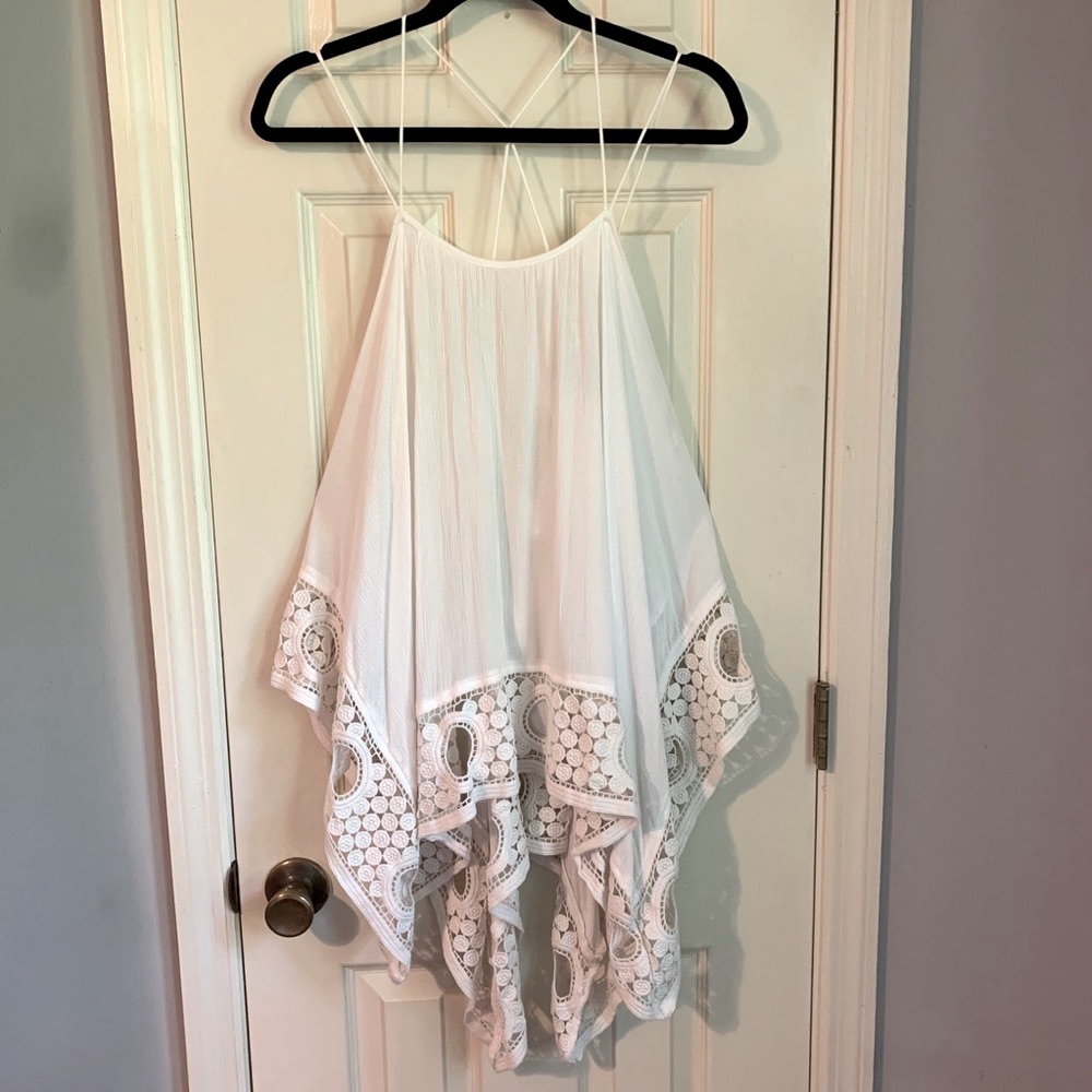 H&M Strappy Tank with Crochet Detail